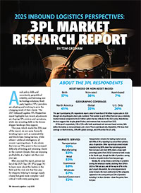 2025 Inbound Logistics Perspectives: 3PL Market Research Report 2025 Inbound Logistics Perspectives: 3PL Market Research Report